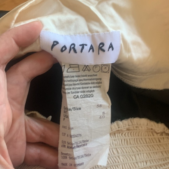 Vintage PORTARA tuxedo skirt - Picture 13 of 15